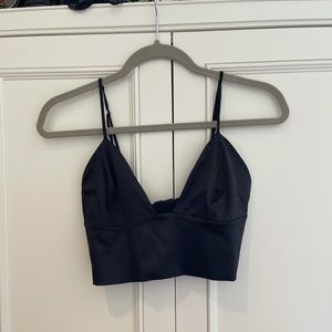 Black crop top